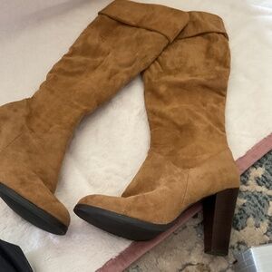 Skechers suede knee high boots